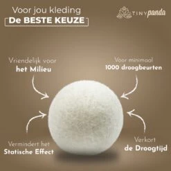 Merkloos Droger Ballen XL 8 Stuks – Zero Waste Dryer Balls - Duurzaam – Wasverzachter – Herbruikbare Drogerballen – Droogt De Was Sneller – Tiny Panda 14 Merkloos Droger Ballen XL 8 Stuks – Zero Waste Dryer Balls - Duurzaam – Wasverzachter – Herbruikbare Drogerballen – Droogt De Was Sneller – Tiny Panda -Dagelijkse Benodigdheden Winkel 1200x1199 11