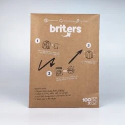 Briters Wasmiddelstrips - 100 Wasbeurten - Ecologisch Wasmiddel - 100% Plasticvrij - Fresh Linen - Wasstrips -Dagelijkse Benodigdheden Winkel 1200x1200 1143