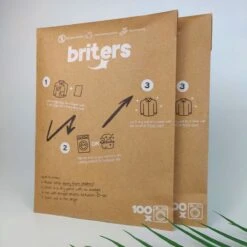 Briters Wasmiddelstrips - 100 Wasbeurten - Ecologisch Wasmiddel - 100% Plasticvrij - Fresh Linen - Wasstrips -Dagelijkse Benodigdheden Winkel 1200x1200 1146
