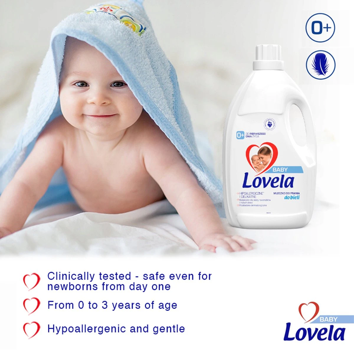 Lovela - Wasmiddel - Hypoallergene Melk - Voor Het Wassen Van Baby & Witte Kleding - 4,5l 4 Lovela - Wasmiddel - Hypoallergene Melk - Voor Het Wassen Van Baby & Witte Kleding - 4,5l - Afbeelding 2