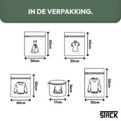 STACK Waszakken | Set Van 5 Waszakjes Met Rits - Waszak - Wasnet - Kledingzakjes - BH Was Zakjes - Laundry Bag Set Voor Ondergoed - Kleding - Delicaat Wasgoed - Wasmachine Zakjes - Wasgoed 13 STACK Waszakken | Set Van 5 Waszakjes Met Rits - Waszak - Wasnet - Kledingzakjes - BH Was Zakjes - Laundry Bag Set Voor Ondergoed - Kleding - Delicaat Wasgoed - Wasmachine Zakjes - Wasgoed -Dagelijkse Benodigdheden Winkel 1200x1200 1482