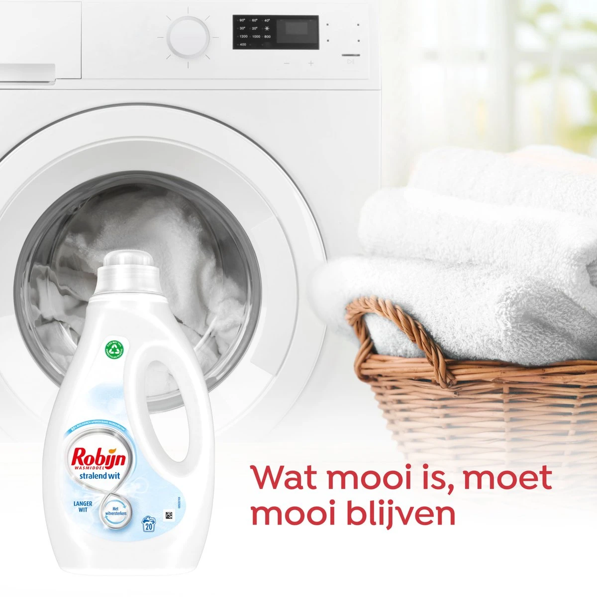 Robijn Stralend Wit Vloeibaar Wasmiddel 20 Wasbeurten 9 Robijn Stralend Wit Vloeibaar Wasmiddel 20 Wasbeurten - Afbeelding 7