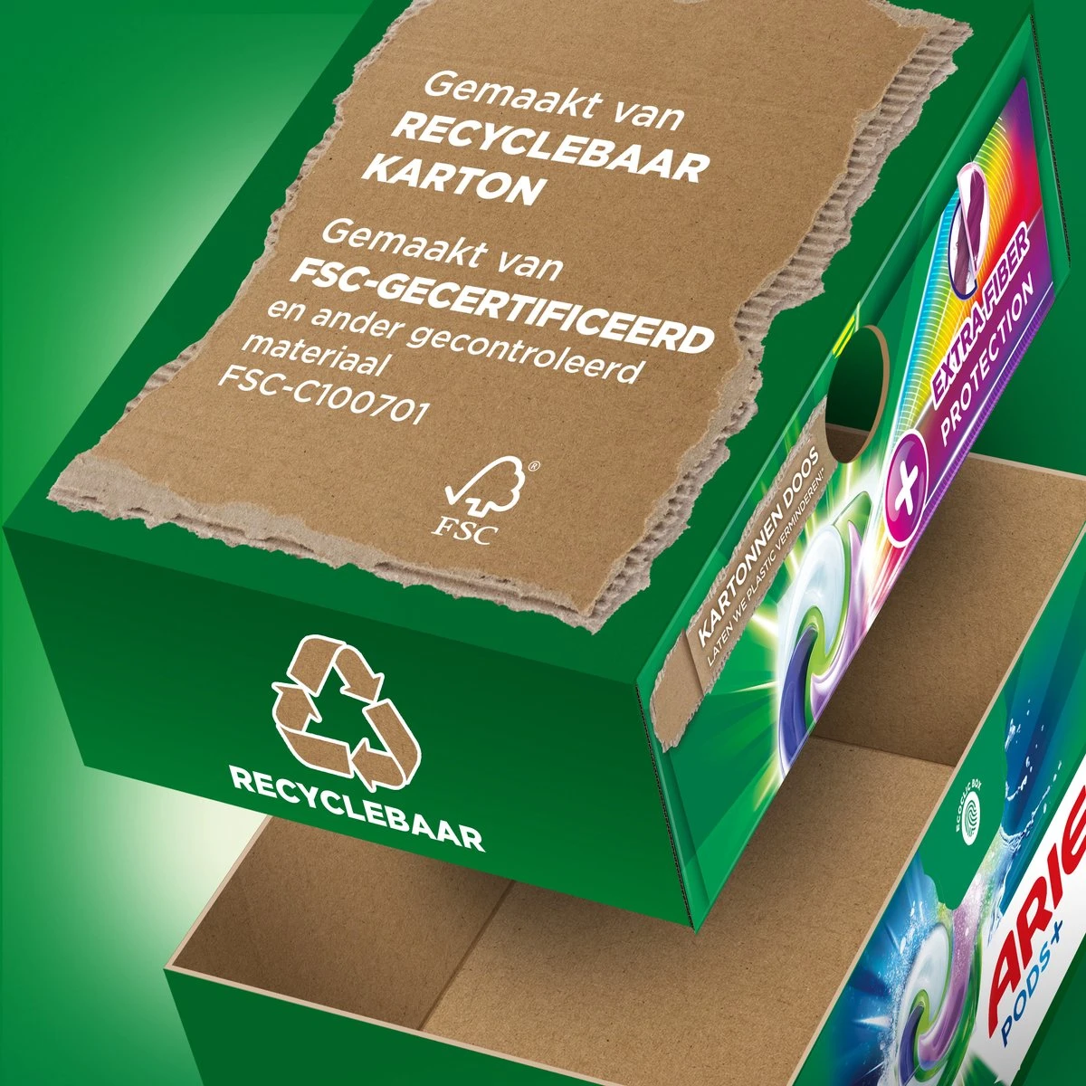 Ariel Wasmiddel Pods + Extra Vezelbescherming - Kleur - 28 Wasbeurten 8 Ariel Wasmiddel Pods + Extra Vezelbescherming - Kleur - 28 Wasbeurten - Afbeelding 6