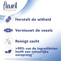 Fleuril Renew Wit - Vloeibaar Wasmiddel - 45 Wasbeurten 16 Fleuril Renew Wit - Vloeibaar Wasmiddel - 45 Wasbeurten -Dagelijkse Benodigdheden Winkel 1200x1200 1648