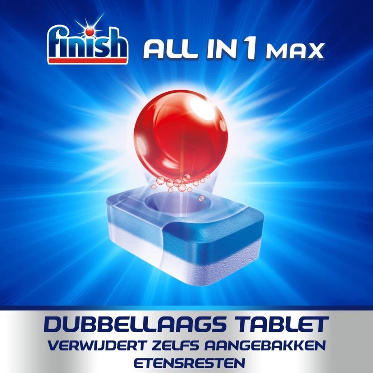 Finish All In 1 Max Regular - Vaatwastabletten - 170 Stuks - Voordeelpak 4 Finish All In 1 Max Regular - Vaatwastabletten - 170 Stuks - Voordeelpak - Afbeelding 2