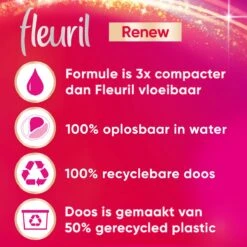 Fleuril Renew Color - Vloeibaar Wasmiddel - Voordeelverpakking - 65 Wasbeurten 19 Fleuril Renew Color - Vloeibaar Wasmiddel - Voordeelverpakking - 65 Wasbeurten -Dagelijkse Benodigdheden Winkel 1200x1200 1962