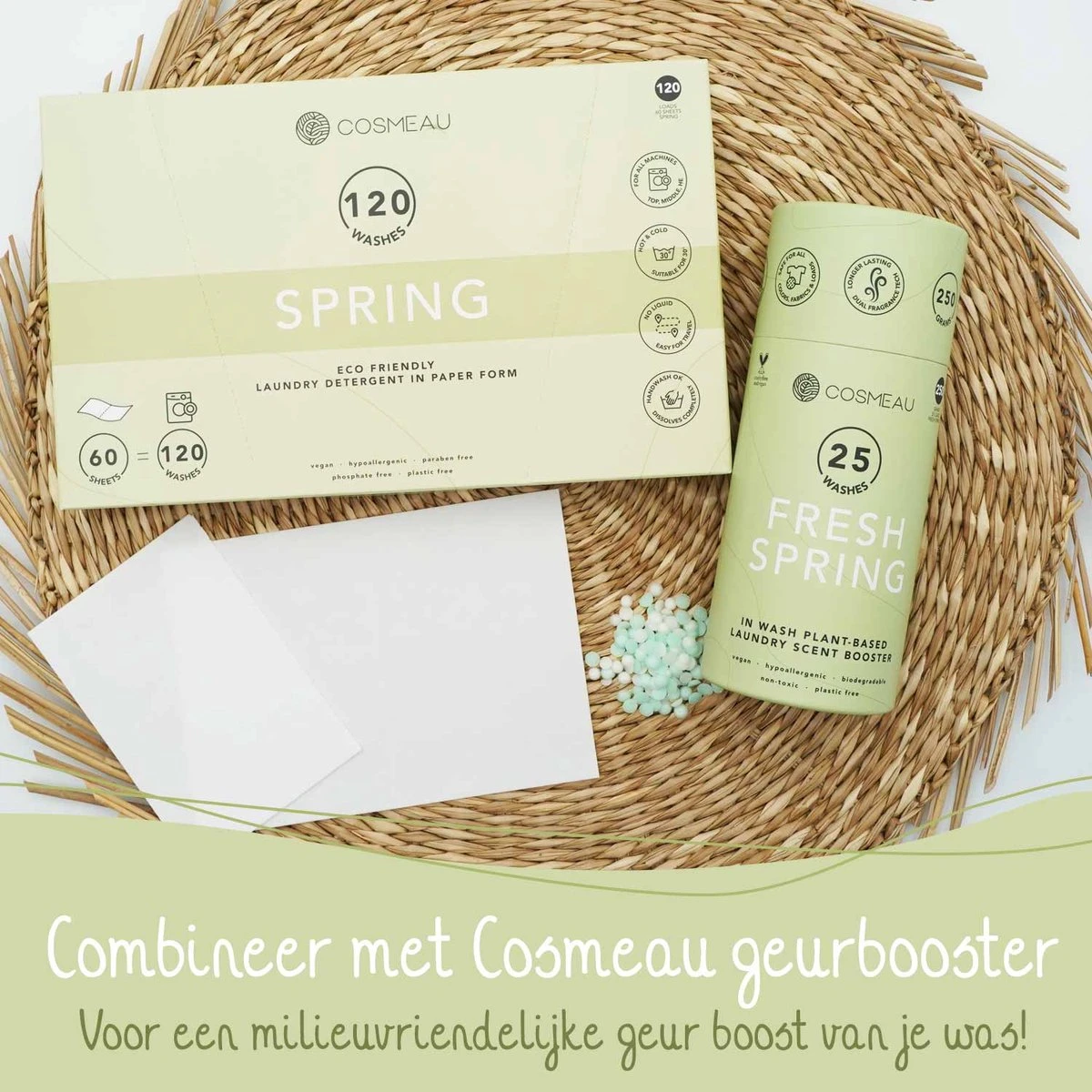 Cosmeau Wasstrips 60 Wasbeurten Lavendel Wasmiddel Wasvellen Wasdoekjes Detergent Sheets Eco Laundry Strips - Biologisch Cosmo Cosmea Kosmo 18 Cosmeau Wasstrips 60 Wasbeurten Lavendel Wasmiddel Wasvellen Wasdoekjes Detergent Sheets Eco Laundry Strips - Biologisch Cosmo Cosmea Kosmo - Afbeelding 16