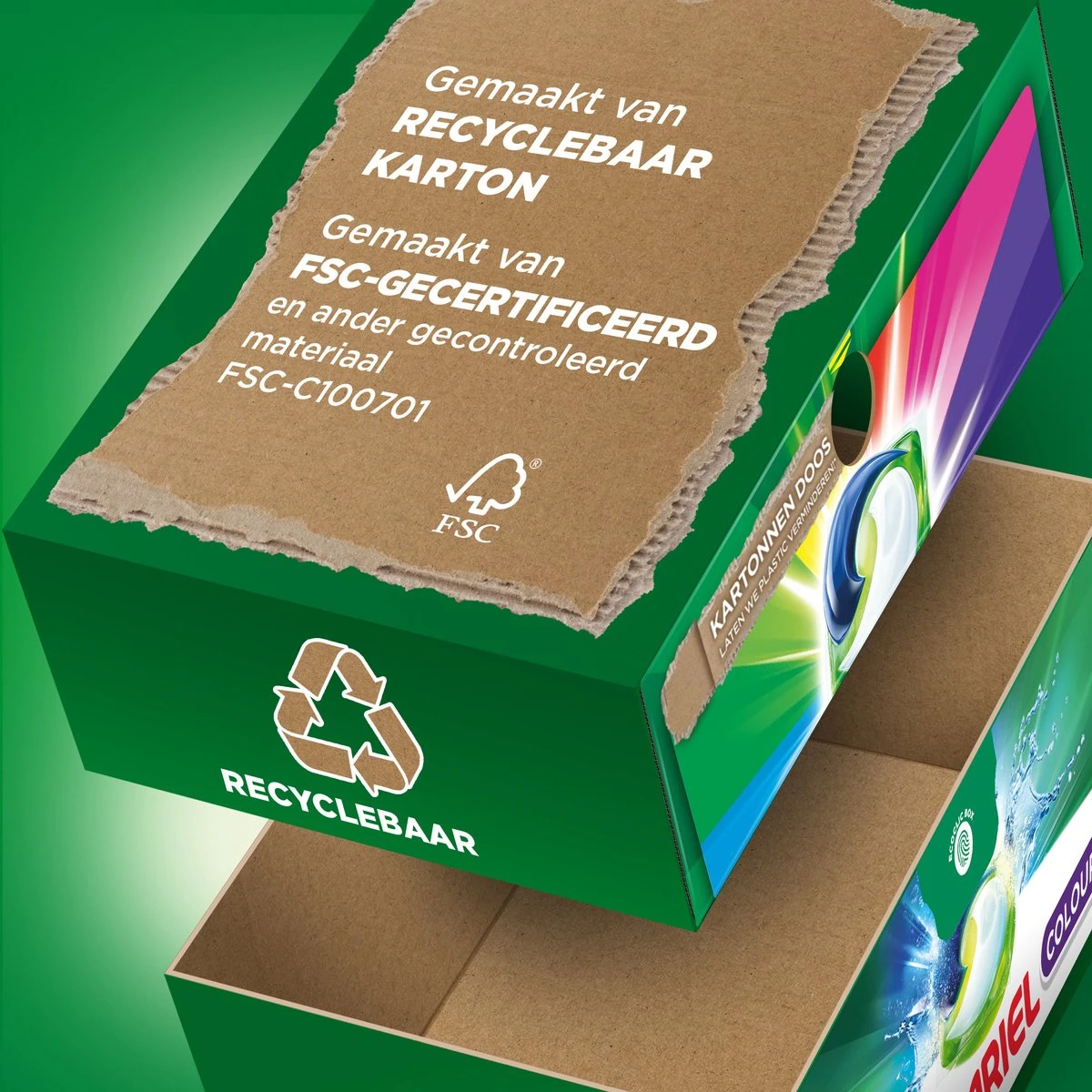 Ariel All In 1 Wasmiddel Pods - Kleur - 4 X 38 Wasbeurten - Voordeelverpakking 6 Ariel All In 1 Wasmiddel Pods - Kleur - 4 X 38 Wasbeurten - Voordeelverpakking - Afbeelding 4