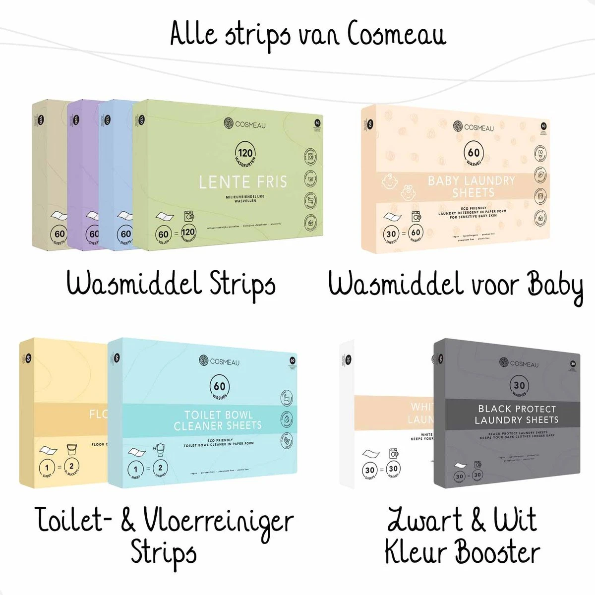 Cosmeau Wasmiddel Wasstrips 20 Wasbeurten Lentefris Wasvellen Wasdoekjes Detergent Sheets Wasdoekjes Proefpakket - Plasticvrij Biologisch Afbreekbaar 15 Cosmeau Wasmiddel Wasstrips 20 Wasbeurten Lentefris Wasvellen Wasdoekjes Detergent Sheets Wasdoekjes Proefpakket - Plasticvrij Biologisch Afbreekbaar - Afbeelding 13