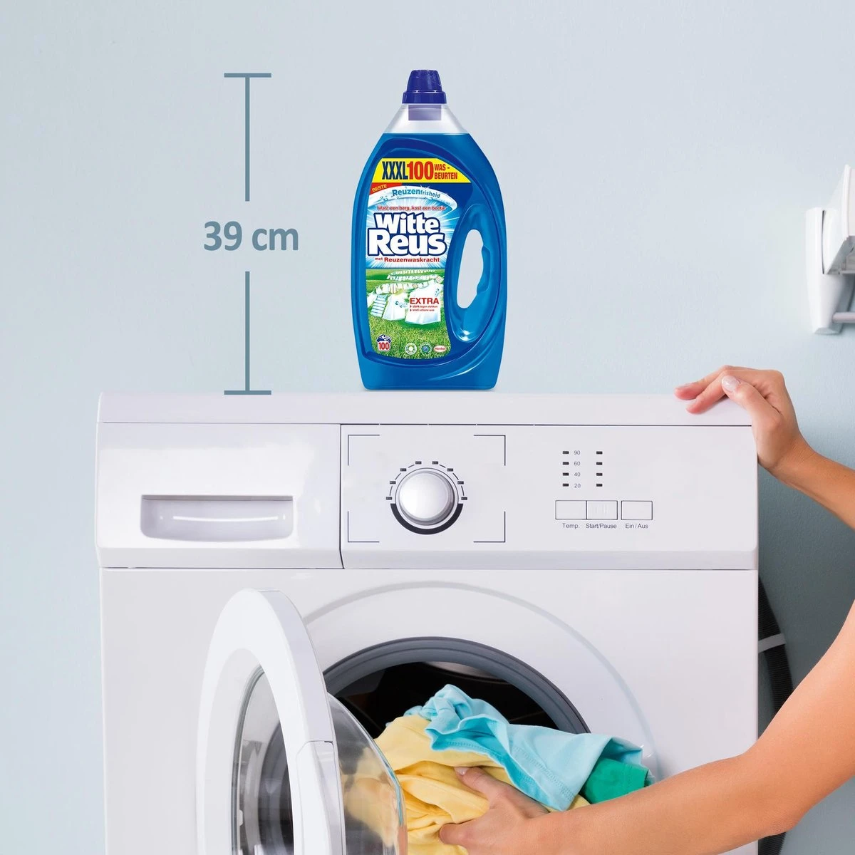 Witte Reus Gel Wasmiddel- Kwartaalverpakking - 100 Wasbeurten 8 Witte Reus Gel Wasmiddel- Kwartaalverpakking - 100 Wasbeurten - Afbeelding 6