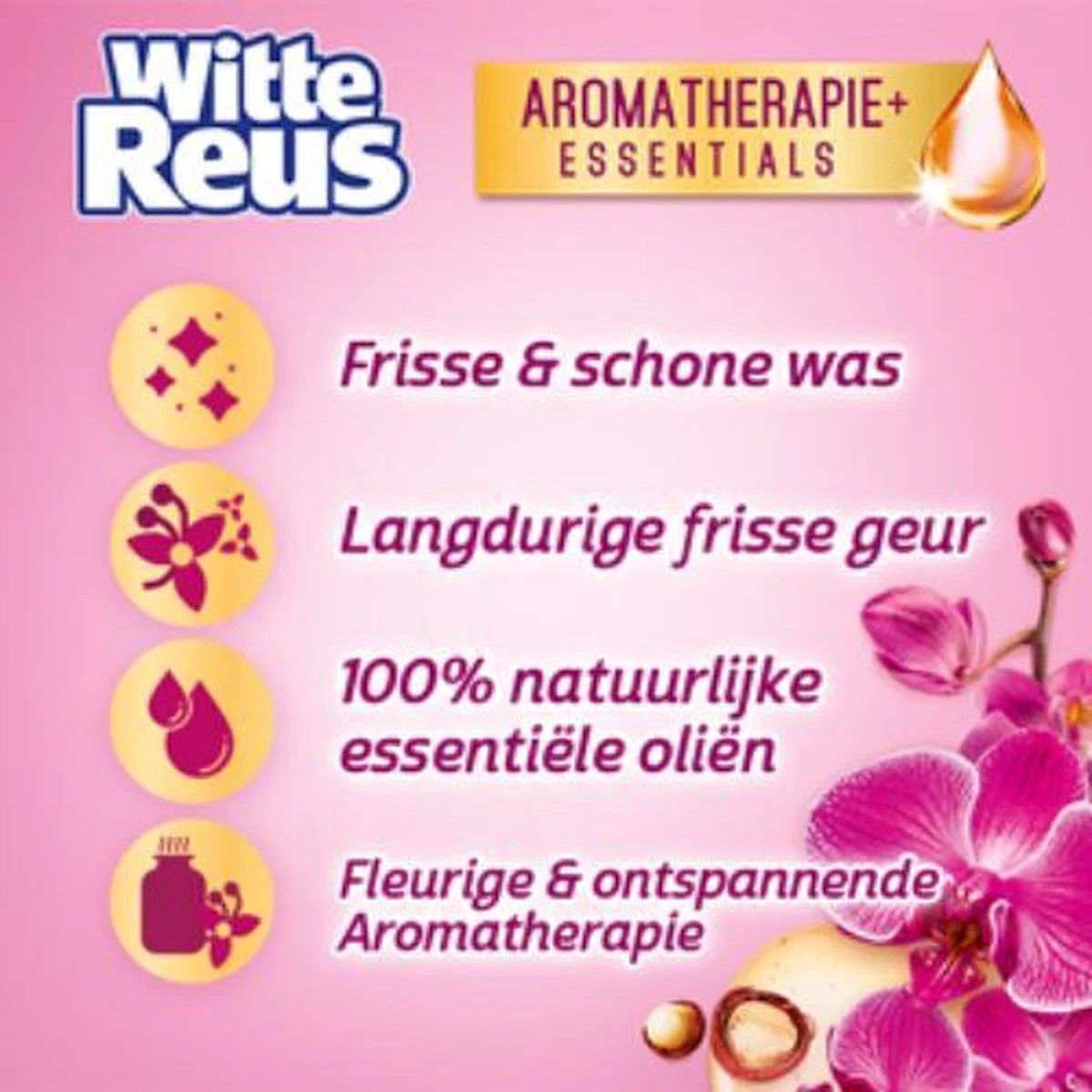 Frisse Reus Orchidee Macadamia Gel Vloeibaar Wasmiddel - Gekleurde Was - Voordeelverpakking - 120 Wasbeurten 12 Frisse Reus Orchidee Macadamia Gel Vloeibaar Wasmiddel - Gekleurde Was - Voordeelverpakking - 120 Wasbeurten - Afbeelding 10