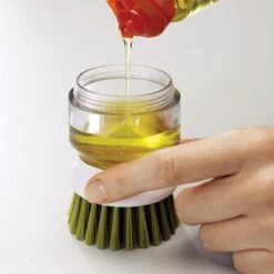 Joseph Joseph Afwasborstel Palm Scrub - Incl Houder - Grijs -Dagelijkse Benodigdheden Winkel 1200x1200 245