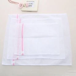 Waszak Set Van 3 Stuks Met Rits - BH/Lingerie/Sokken/Schoenen Wasnet Waszakjes Laundry Bag - Waszakken - Klein/Medium/Groot -Dagelijkse Benodigdheden Winkel 1200x1200 2522