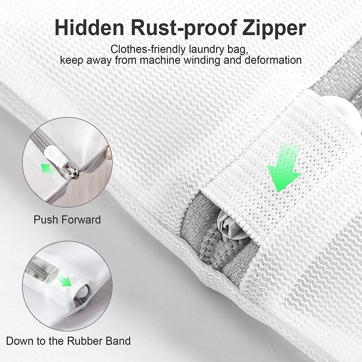 BOTC Waszakken - Wasnetten - Set Van 5 - Bescherm Je Wasgoed En Wasmachine - Transparant 4 BOTC Waszakken - Wasnetten - Set Van 5 - Bescherm Je Wasgoed En Wasmachine - Transparant - Afbeelding 2