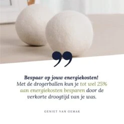 Geniet Van Gemak® | Herbruikbare Wollen Drogerballen | Wasbollen | Schaapswol | Duurzame En Energiebesparende Wasballen | 6 XL Drogerballen 13 Geniet Van Gemak® | Herbruikbare Wollen Drogerballen | Wasbollen | Schaapswol | Duurzame En Energiebesparende Wasballen | 6 XL Drogerballen -Dagelijkse Benodigdheden Winkel 1200x1200 2586