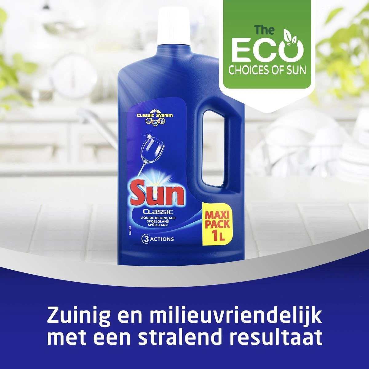 SUN® Sun Vaatwas Spoelglans - 6 X 1 L - Voordeelverpakking 8 SUN® Sun Vaatwas Spoelglans - 6 X 1 L - Voordeelverpakking - Afbeelding 6