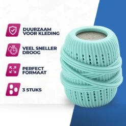 Roegaarden Drogerballen - Droogballen - Met Spons - Duurzaam - Sneller Droog 12 Roegaarden Drogerballen - Droogballen - Met Spons - Duurzaam - Sneller Droog -Dagelijkse Benodigdheden Winkel 1200x1200 2623