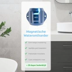 ENISTO® Magnetische Waterontharder Medium – Waterontharder Magneet – Douchefilter – 15.000 Gauss – Waterontkalker – Waterverzachter – Antikalk – Blauw – RVS -Dagelijkse Benodigdheden Winkel 1200x1200 303