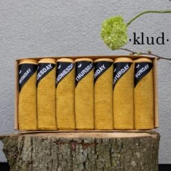 Klud Vaatdoek Set - 7 Dagen - Curry