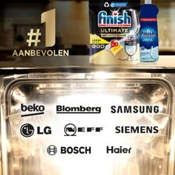 Finish Ultimate Infinity Shine Citroen Vaatwastabletten - 80 Capsules -Dagelijkse Benodigdheden Winkel 1200x1200 490