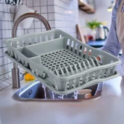 Merkloos Decopatent® Afdruiprek Voor Afwas - Afdruiprekje Met Lekbak - Kunststof Afdruipmat - Afwassen Borden & Bestek - 32.5x49x9 - Grijs 17 Merkloos Decopatent® Afdruiprek Voor Afwas - Afdruiprekje Met Lekbak - Kunststof Afdruipmat - Afwassen Borden & Bestek - 32.5x49x9 - Grijs -Dagelijkse Benodigdheden Winkel 1200x1200 510