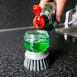 In Round Afwasborstel Met Zeepdispenser / Zeepreservoir – Inclusief Houder – Grijs – Afwas Borstel – Zeep Handborstel – Doseerpomp – Afwasmiddel Dispenser – Navulbaar 19 In Round Afwasborstel Met Zeepdispenser / Zeepreservoir – Inclusief Houder – Grijs – Afwas Borstel – Zeep Handborstel – Doseerpomp – Afwasmiddel Dispenser – Navulbaar -Dagelijkse Benodigdheden Winkel 1200x1200 517