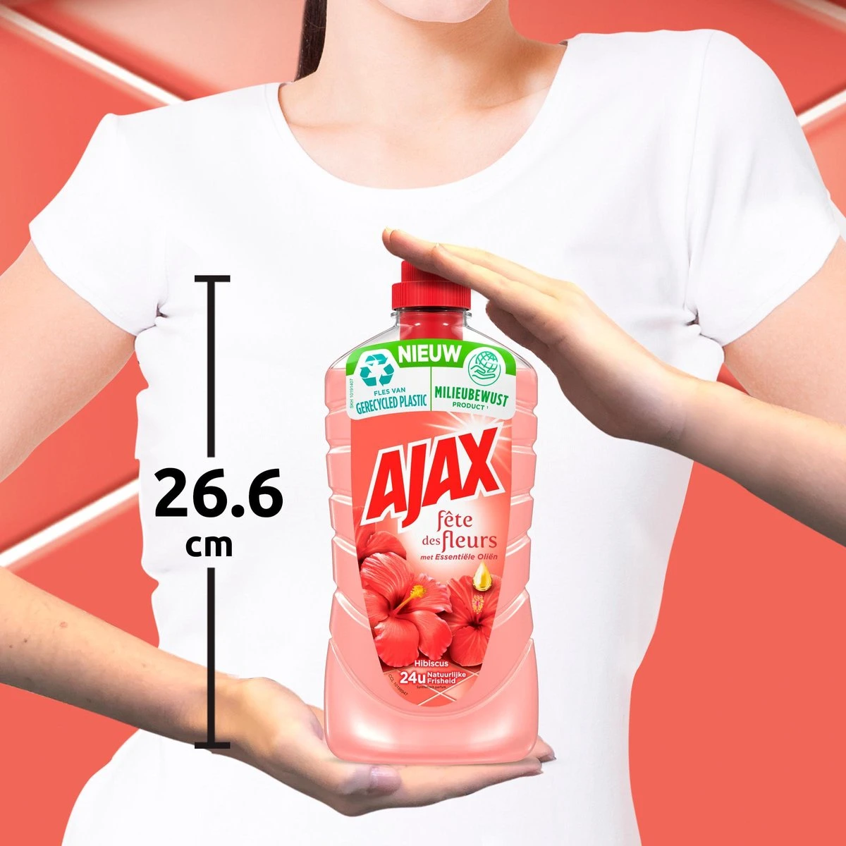 Ajax® Ajax Allesreiniger Fête Des Fleurs Hibiscus 6 X 1L - Voordeelverpakking 6 Ajax® Ajax Allesreiniger Fête Des Fleurs Hibiscus 6 X 1L - Voordeelverpakking - Afbeelding 4