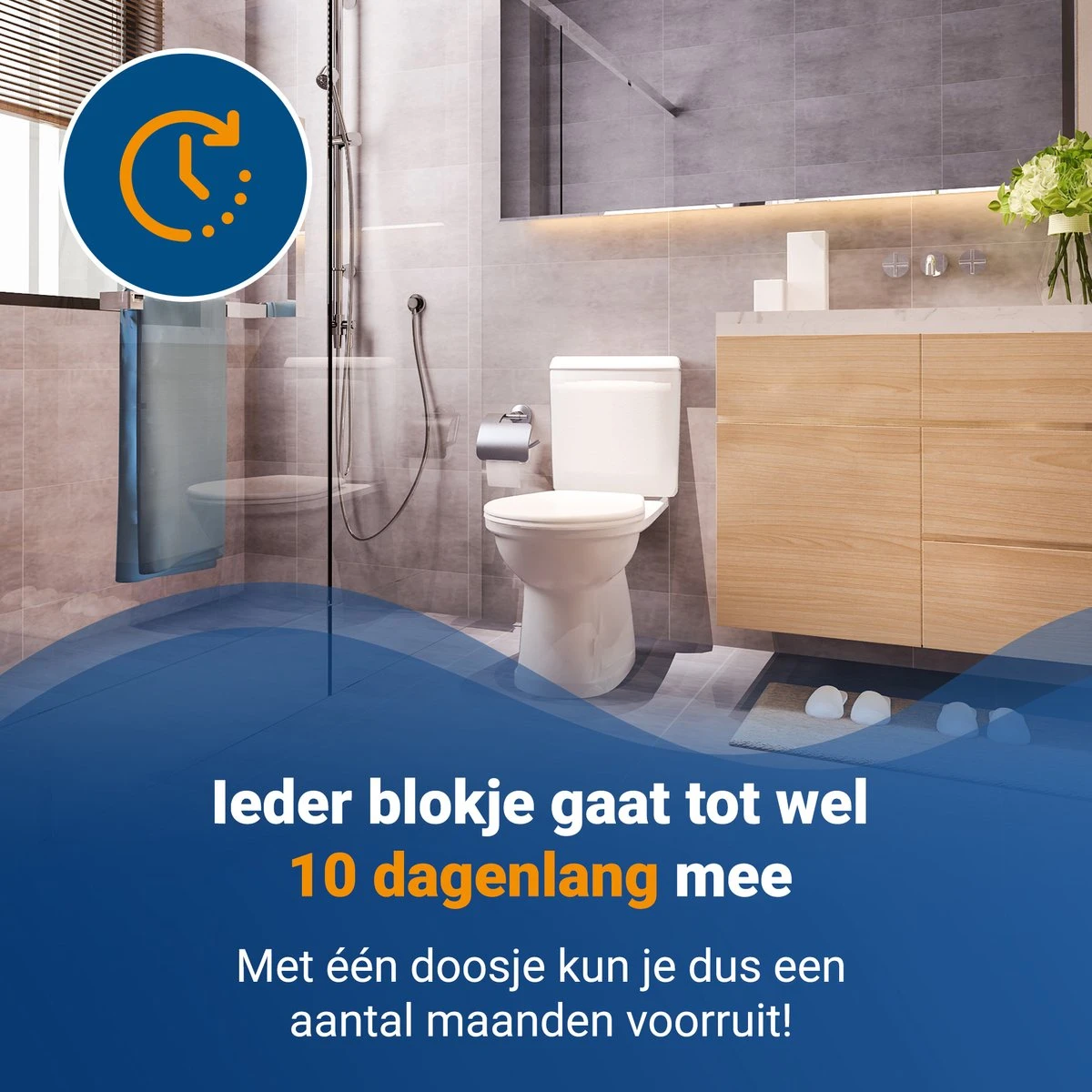 Witte Toiletblokjes Voor Inbouwreservoir Voor O.a Geberit En Grohe - 25 Stuks - Met Lavendel - Vlekvrij - Stortbakblokjes 6 Witte Toiletblokjes Voor Inbouwreservoir Voor O.a Geberit En Grohe - 25 Stuks - Met Lavendel - Vlekvrij - Stortbakblokjes - Afbeelding 4