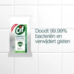 Cif Disinfect & Shine Wipes Original Desinfectie Schoonmaakdoekjes - 12 X 30 Doekjes - Voordeelverpakking 26 Cif Disinfect & Shine Wipes Original Desinfectie Schoonmaakdoekjes - 12 X 30 Doekjes - Voordeelverpakking -Dagelijkse Benodigdheden Winkel 1200x1200 785
