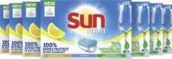 SUN® Sun All-In-1 Citroen Vaatwastabletten - 7 X 24 Tabletten - Voordeelverpakking -Dagelijkse Benodigdheden Winkel 1200x417 1