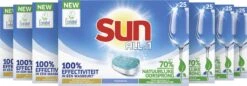 SUN® Sun All-in-1 Normaal Vaatwastabletten - 7 X 25 Tabletten - Voordeelverpakking 16 SUN® Sun All-in-1 Normaal Vaatwastabletten - 7 X 25 Tabletten - Voordeelverpakking -Dagelijkse Benodigdheden Winkel 1200x417