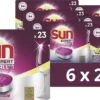 SUN® Sun All-In-1 Extra Power Lemon Vaatwastabletten - 6 X 23 Tabletten - Voordeelverpakking -Dagelijkse Benodigdheden Winkel 1200x549