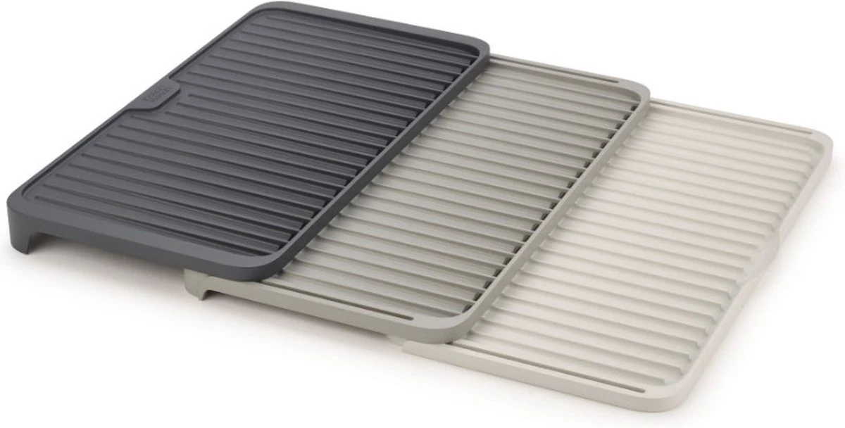 Joseph Joseph - Tier - Afdruipmat - Uitschuifbaar - Grijs 8 Joseph Joseph - Tier - Afdruipmat - Uitschuifbaar - Grijs - Afbeelding 6