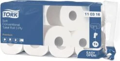 Tork Traditioneel Toiletpapier 3-laags Wit 250 Vel T4 Premium 10 Tork Traditioneel Toiletpapier 3-laags Wit 250 Vel T4 Premium -Dagelijkse Benodigdheden Winkel 1200x611 3