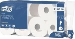 Tork Traditioneel Toiletpapier 3-laags Wit 250 Vel T4 Premium 12 Tork Traditioneel Toiletpapier 3-laags Wit 250 Vel T4 Premium -Dagelijkse Benodigdheden Winkel 1200x617 1
