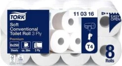 Tork Traditioneel Toiletpapier 3-laags Wit 250 Vel T4 Premium 9 Tork Traditioneel Toiletpapier 3-laags Wit 250 Vel T4 Premium -Dagelijkse Benodigdheden Winkel 1200x650 5
