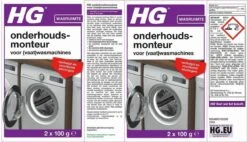 HG Onderhoudsmonteur - 2 X 100 Ml - Verhelpt En Voorkomt Storingen - Voor Een Langere Levensduur Van De Vaatwasser En Wasmachine - Biologisch Afbreekbaar -Dagelijkse Benodigdheden Winkel 1200x688 1