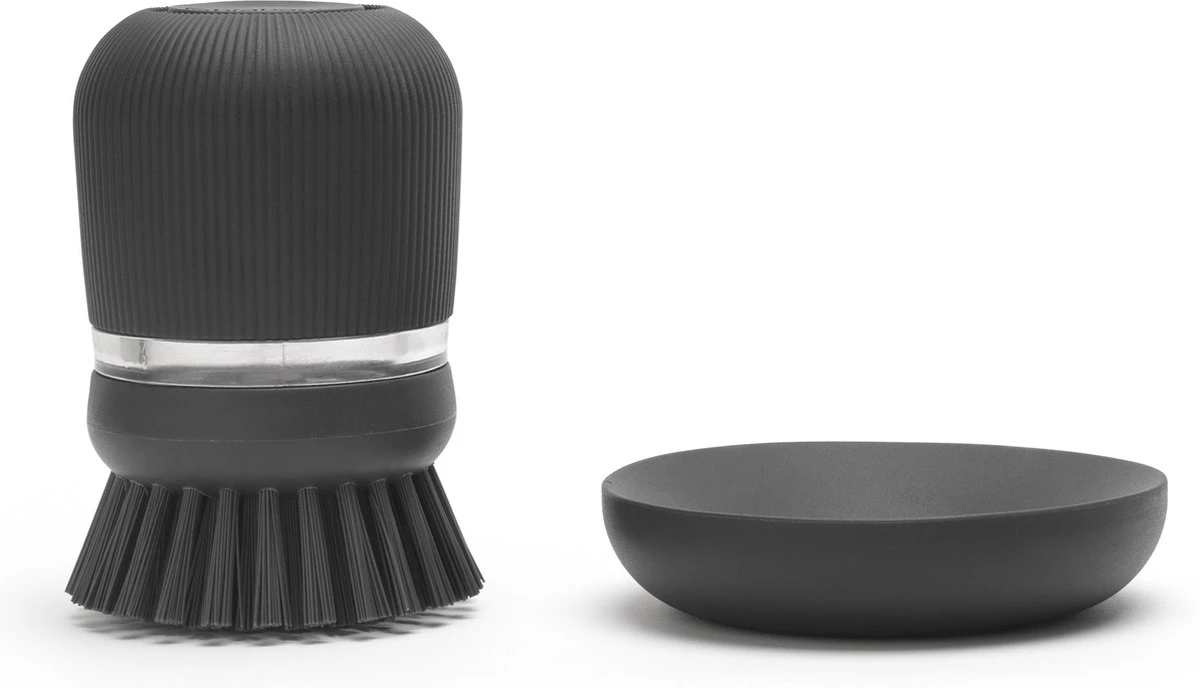 Brabantia Sink Side Afwasborstel - Met Zeepdispenser- Dark Grey 13 Brabantia Sink Side Afwasborstel - Met Zeepdispenser- Dark Grey - Afbeelding 11