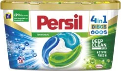 Persil® Persil 4in1 Discs Universal Wascapsules - Wasmiddel Capsules - Voordeelverpakking - 8 X 15 Wasbeurten 14 Persil® Persil 4in1 Discs Universal Wascapsules - Wasmiddel Capsules - Voordeelverpakking - 8 X 15 Wasbeurten -Dagelijkse Benodigdheden Winkel 1200x703 3