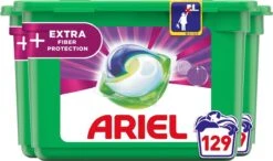 Ariel All In 1 Wasmiddel Pods +Vezelbescherming - 3x43 Wasbeurten - Voordeelverpakking
