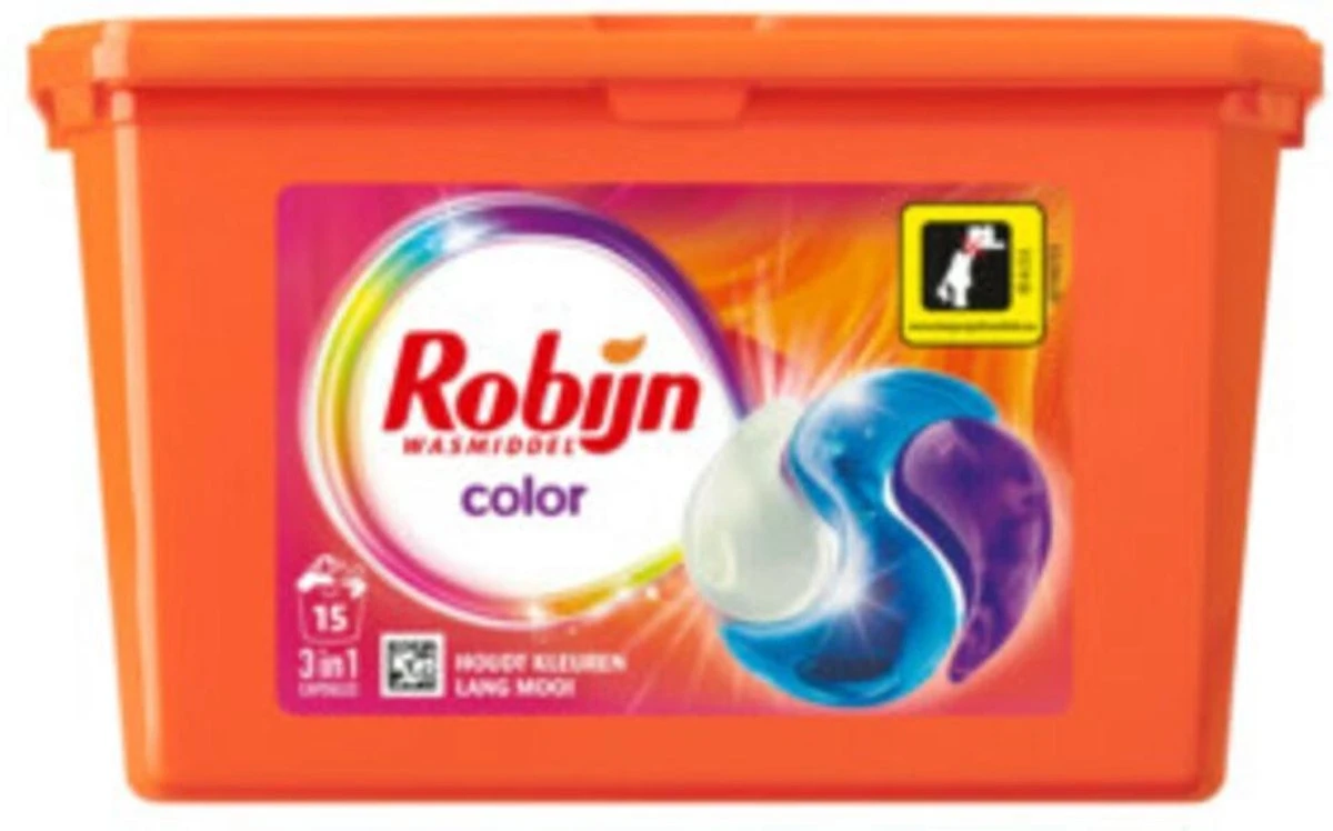 Robijn Color Black Velvet En Stralend Wit 3-in-1 Wascapsules Pakket - 3 X 15 Wasbeurten - Voordeelverpakking 8 Robijn Color Black Velvet En Stralend Wit 3-in-1 Wascapsules Pakket - 3 X 15 Wasbeurten - Voordeelverpakking - Afbeelding 6