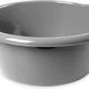 Ronde Afwasteil/afwasbak Zilver 6 Liter 32 X 13 Cm - Florencia Teilen - Kunststof/plastic Schoonmaakemmer/sopemmer Teiltje -Dagelijkse Benodigdheden Winkel 1200x760