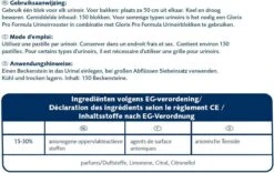 Glorix Schoonmaakmiddel: Urinoirtablet Glorix/ds 150 11 Glorix Schoonmaakmiddel: Urinoirtablet Glorix/ds 150 -Dagelijkse Benodigdheden Winkel 1200x760 3