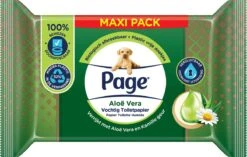 Page Vochtig Toiletpapier - 6 X 74 Stuks - Aloë Vera Maxi Vochtig Wc Papier - Voordeelverpakking 16 Page Vochtig Toiletpapier - 6 X 74 Stuks - Aloë Vera Maxi Vochtig Wc Papier - Voordeelverpakking -Dagelijkse Benodigdheden Winkel 1200x763 3