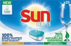 SUN® Sun All-in-1 Normaal Vaatwastabletten - 7 X 25 Tabletten - Voordeelverpakking 23 SUN® Sun All-in-1 Normaal Vaatwastabletten - 7 X 25 Tabletten - Voordeelverpakking -Dagelijkse Benodigdheden Winkel 1200x784