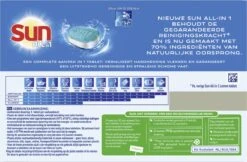 SUN® Sun All-In-1 Citroen Vaatwastabletten - 7 X 24 Tabletten - Voordeelverpakking -Dagelijkse Benodigdheden Winkel 1200x786 2