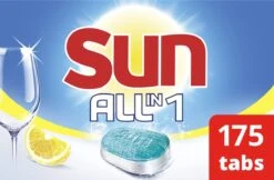SUN® Sun All-In-1 Citroen Vaatwastabletten - 7 X 24 Tabletten - Voordeelverpakking -Dagelijkse Benodigdheden Winkel 1200x786 3