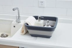 YUGN BLACK Opvouwbare Afwasteil 9 Liter - Afwasbak Teil Wasteil - Afwasbak Vierkant - Afwasteil Opvouwbaar - Ruimtebesparend - Cadeau Tip -Dagelijkse Benodigdheden Winkel 1200x800 1