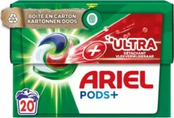 Ariel Wasmiddel Pods +Ultra Vlekverwijderaar - 4 X 20 Wasbeurten Voordeelverpakking -Dagelijkse Benodigdheden Winkel 1200x814 4