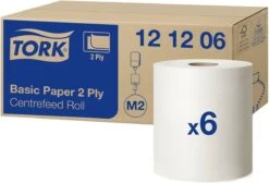 Poetsrol Tork M2 121206 2-laags - 20cm X 160m - 6 Rollen -Dagelijkse Benodigdheden Winkel 1200x816